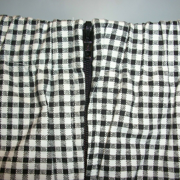 DUCK HEAD Black & White Checkered Juniors Size 3 - Picture 6 of 8